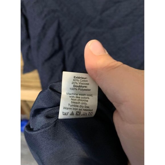 J Crew Dress Cold Shoulder Business Casual Boho Preppy Y2K Blue Size Medium - Picture 6 of 6